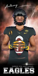 Electric Explosion Football 3'x6'