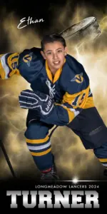 Electric Explosion Hockey 3'x6'