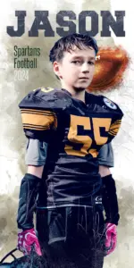 In The Zone Football 3'x6'