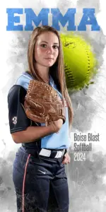 In The Zone Softball 3'x6'