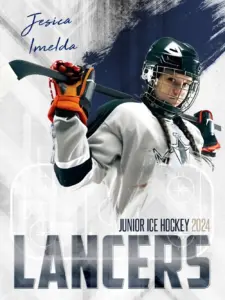 Painted Hockey 3'x4'