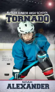 Team Branded Hockey 3'x5'
